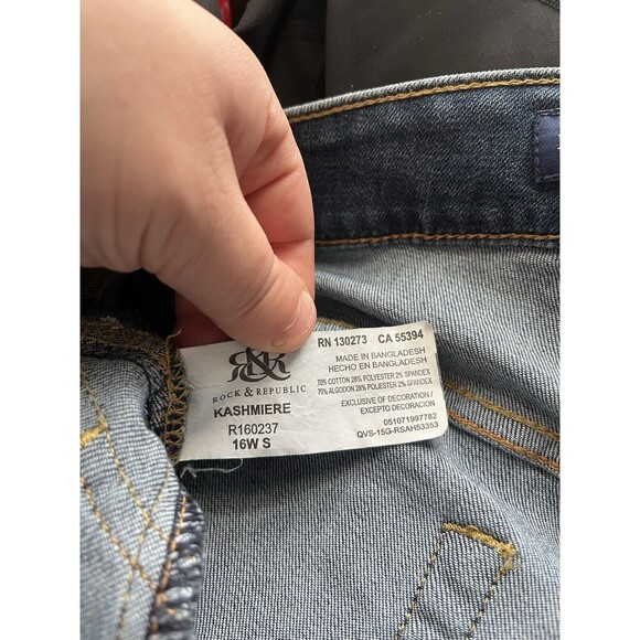 rock republic kashmiere jeans Women 16W - Picture 8 of 9